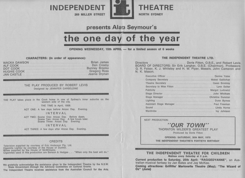 One Day of the Year programme